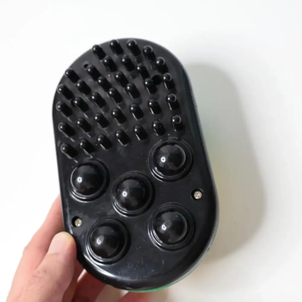 Homedics Lady Bug Massager‎ Portable Battery Yellow Green PM-8 Vintage